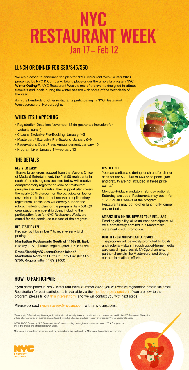 AlertRestaurantWeek23 image