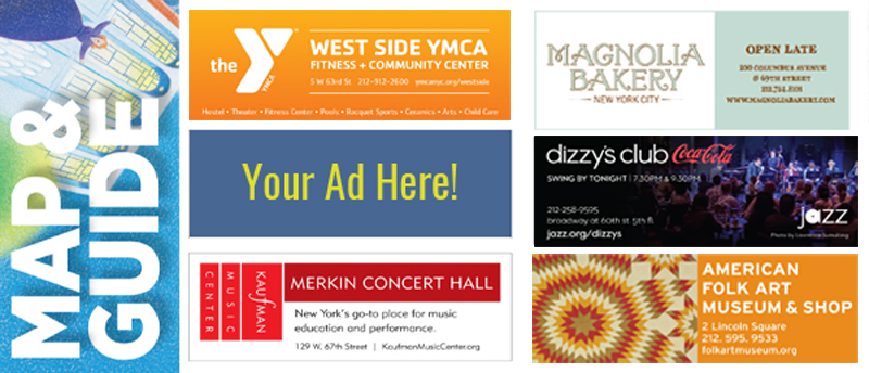 Map and Guide advertisement examples