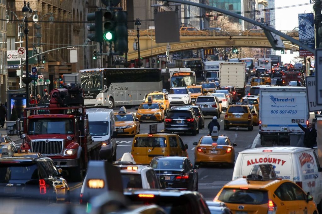 traffic in manhattan
