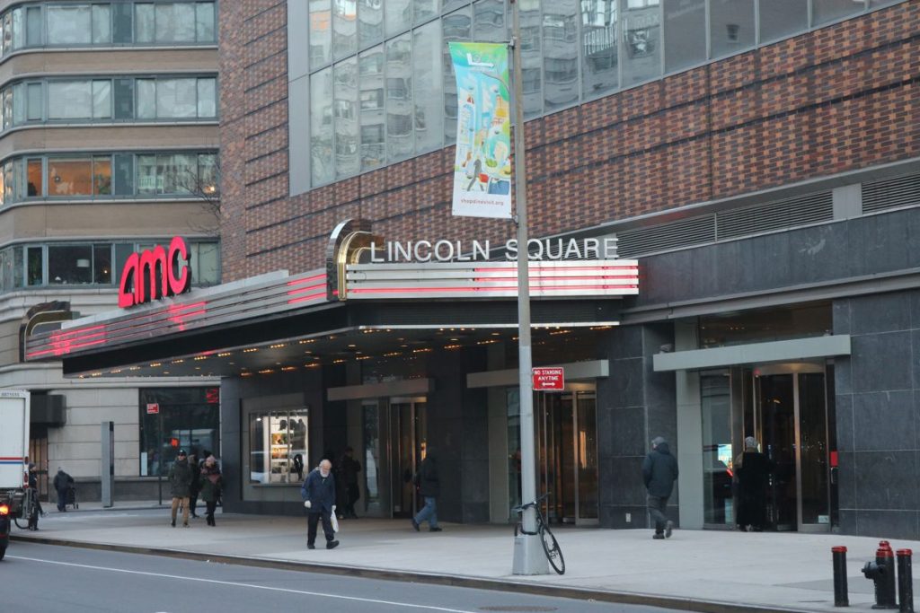 outside of AMC Lincoln Square in 2019