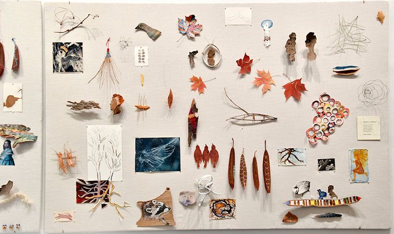 part of the gallery display