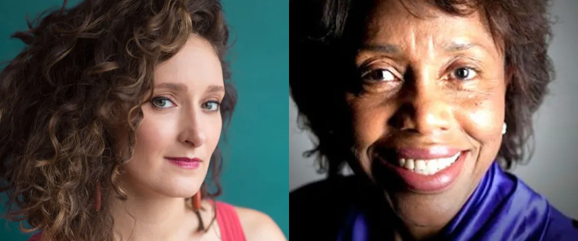 headshots of composers Zosha Di Castri and Tania Leon