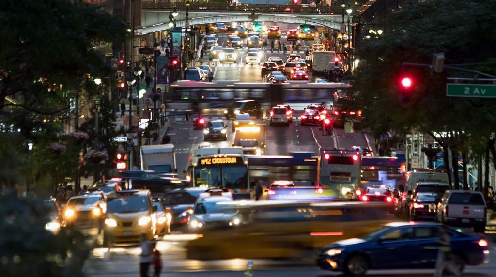 traffic in midtown manhattan