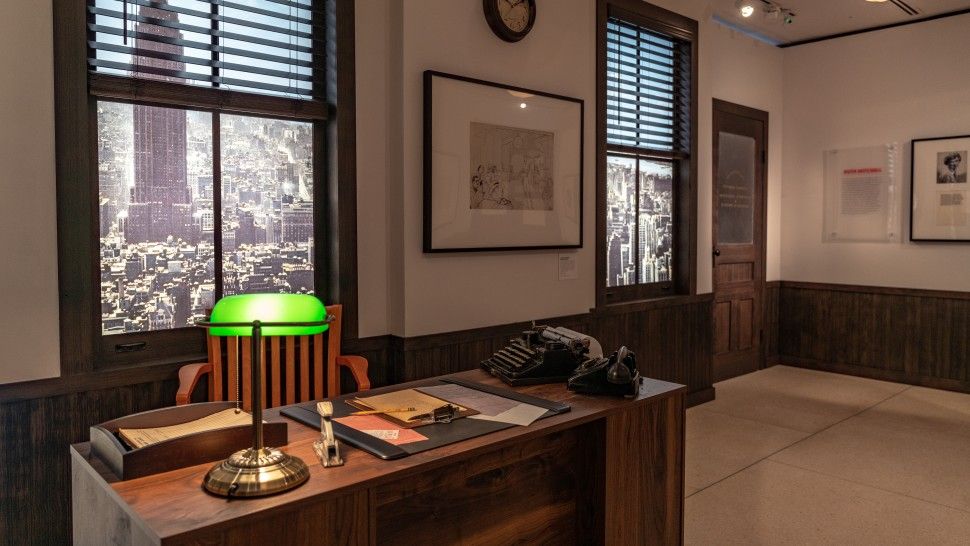 Replica of Harold Prince's office at the NYLPA Exhibit