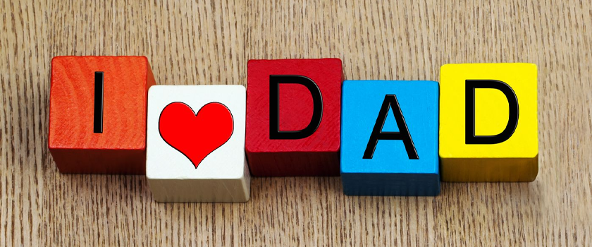blocks that say i heart dad