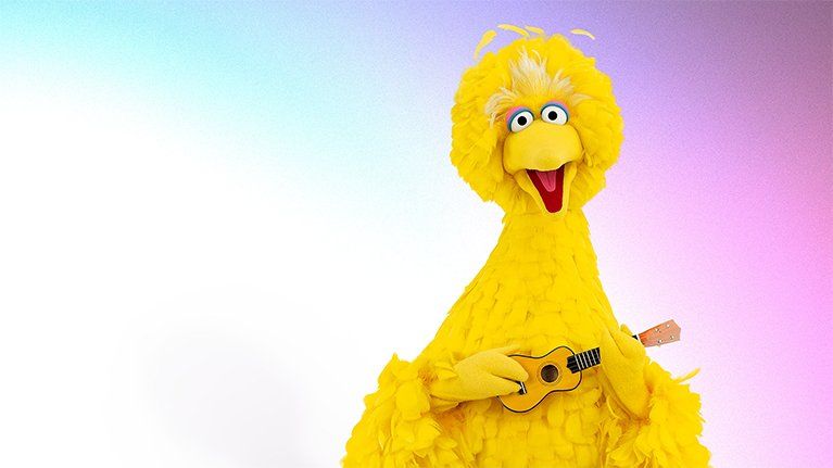 Big Bird and his ukelele