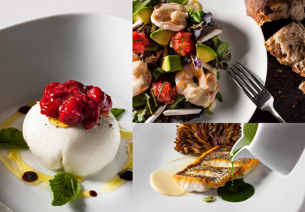 plated dishes from Jean-George
