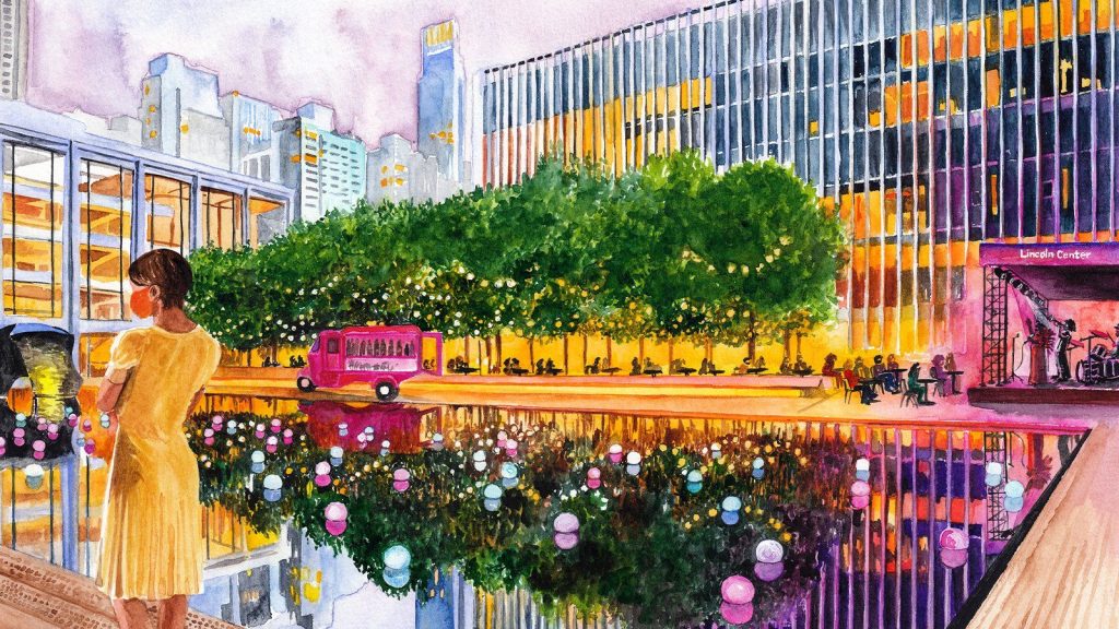 illustration of lincoln center