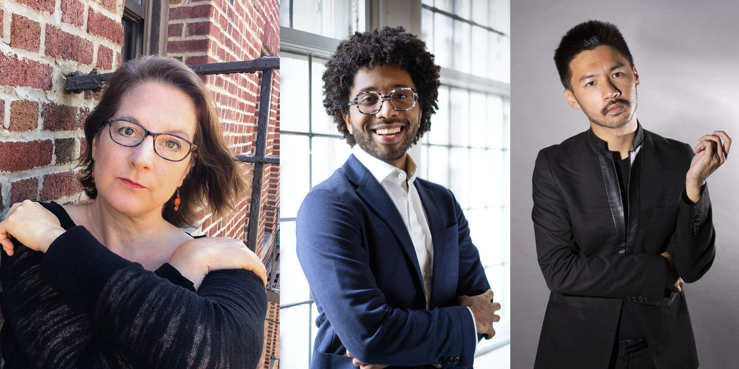 headshots of Lisa Bielawa