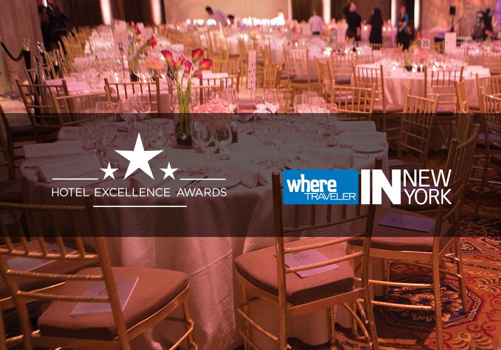 Hotel Excellence Awards mock-up with Logo