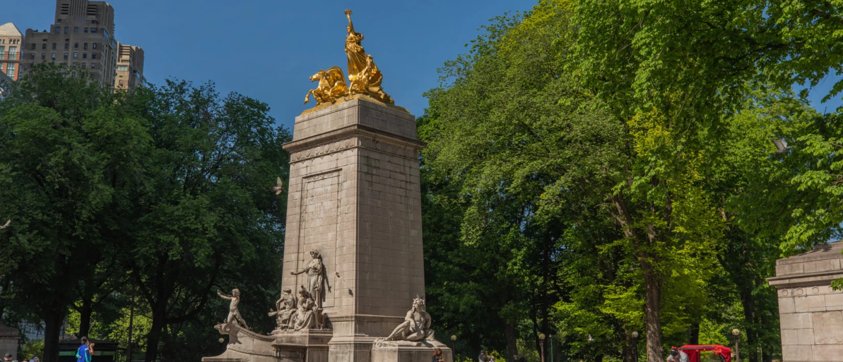 the Maine Monument at Merchant's Gate