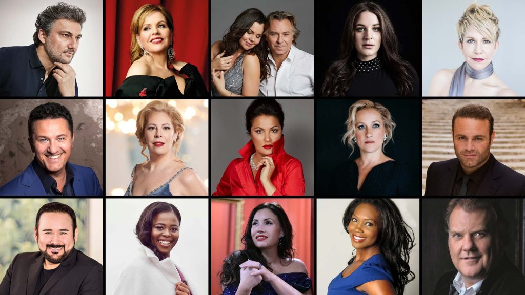different headshots of opera singers