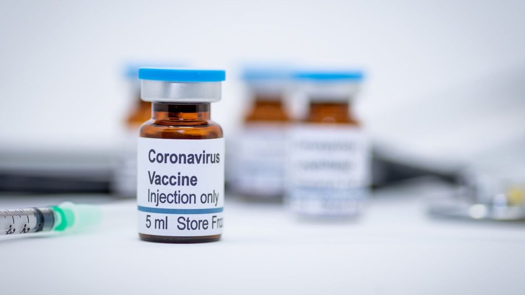 covid-19 vaccine in a bottle