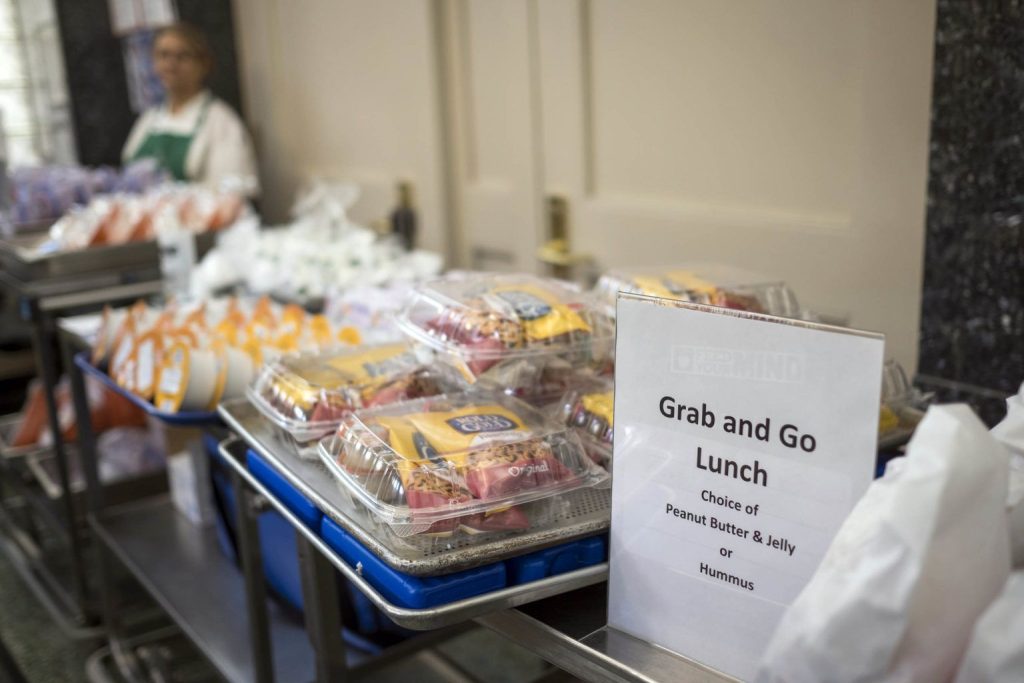 grab and go meal setup