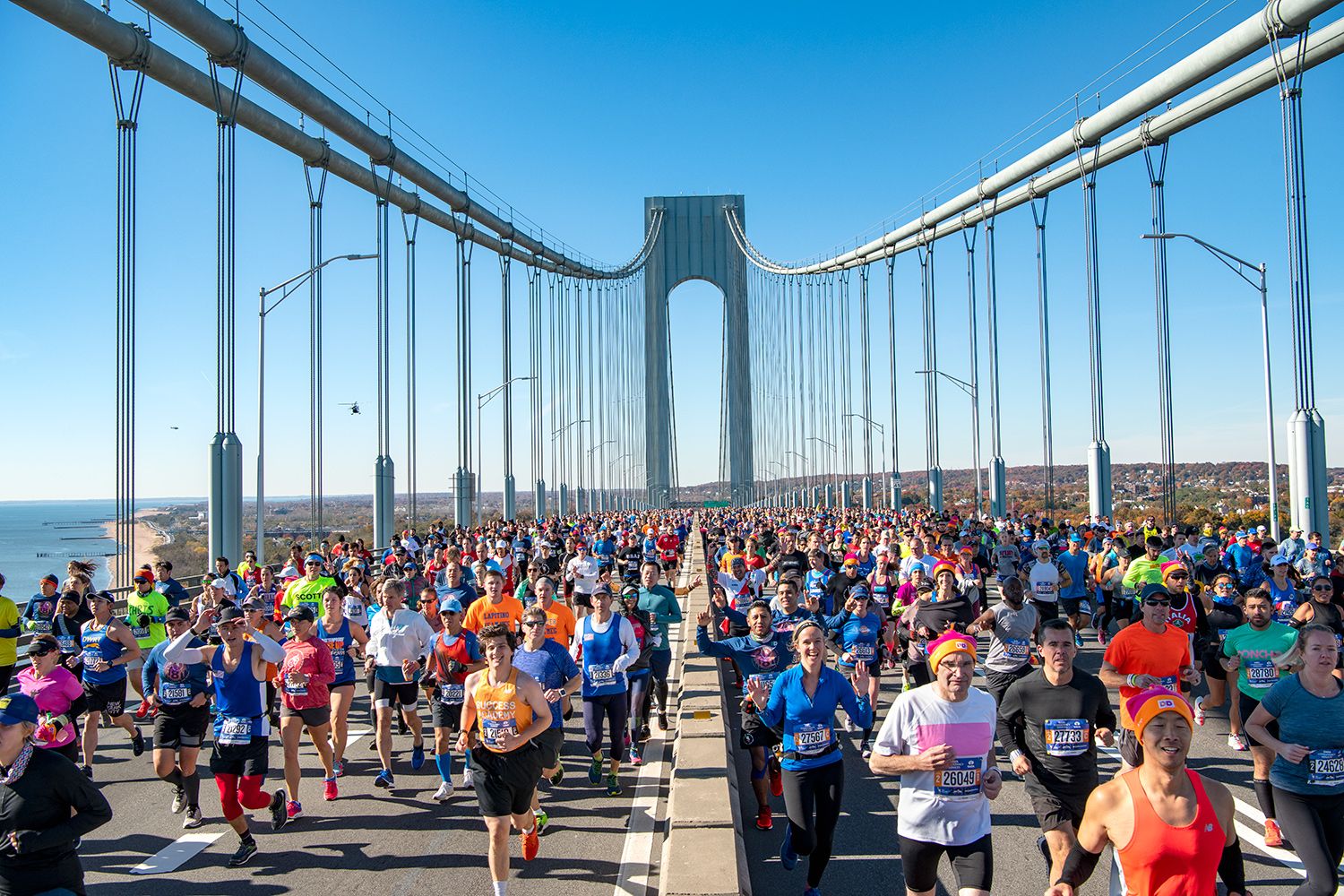 runners in the new york city marathon