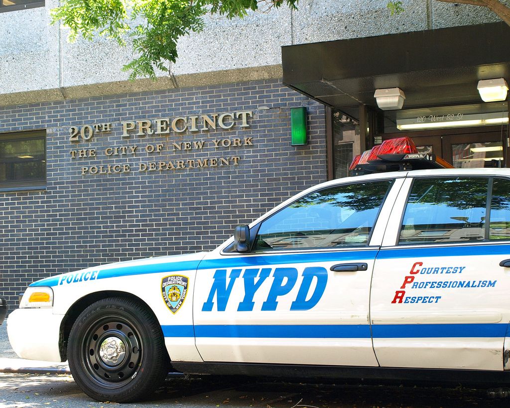 outside shot of the nypd 20th precinct headquarters