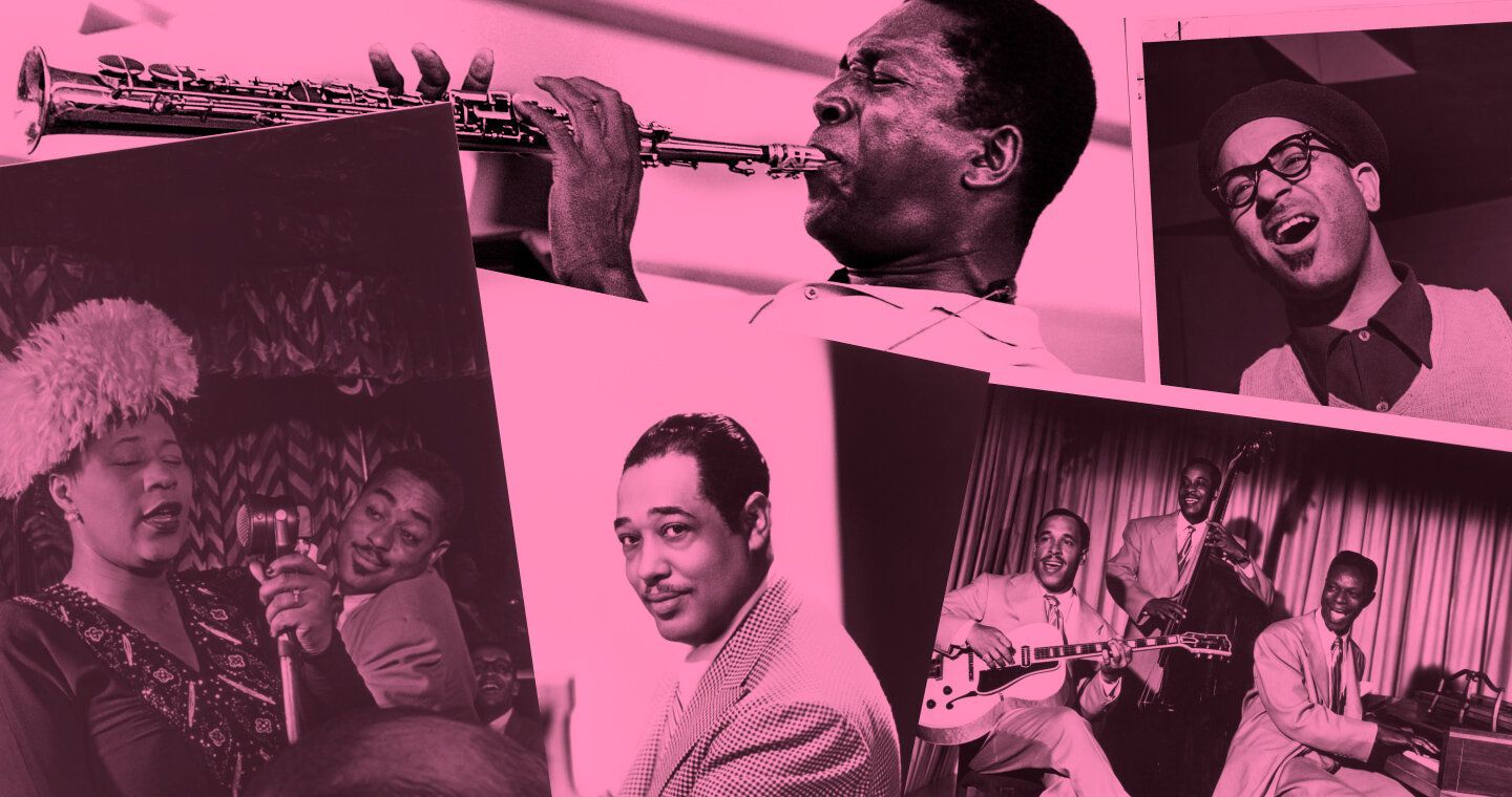 jazz musicians playing instruments