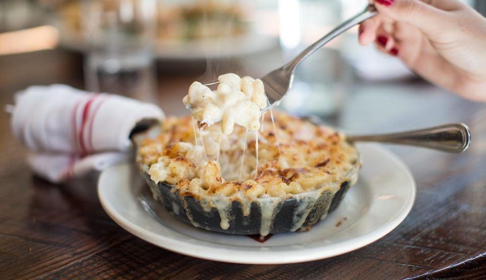 mac and cheese in a single serve cast iron from The Smith