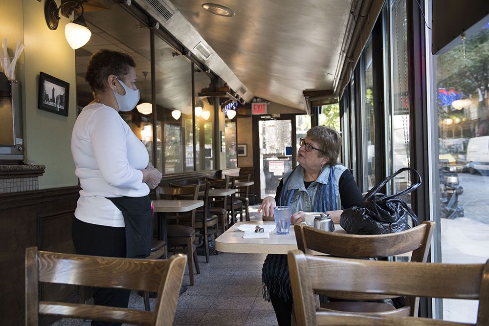 indoor dining at westside restaurant