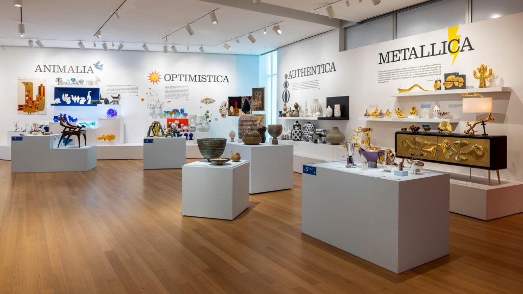 Photo of the Jonathan Adler Exhibit at the Museum of Arts and Design