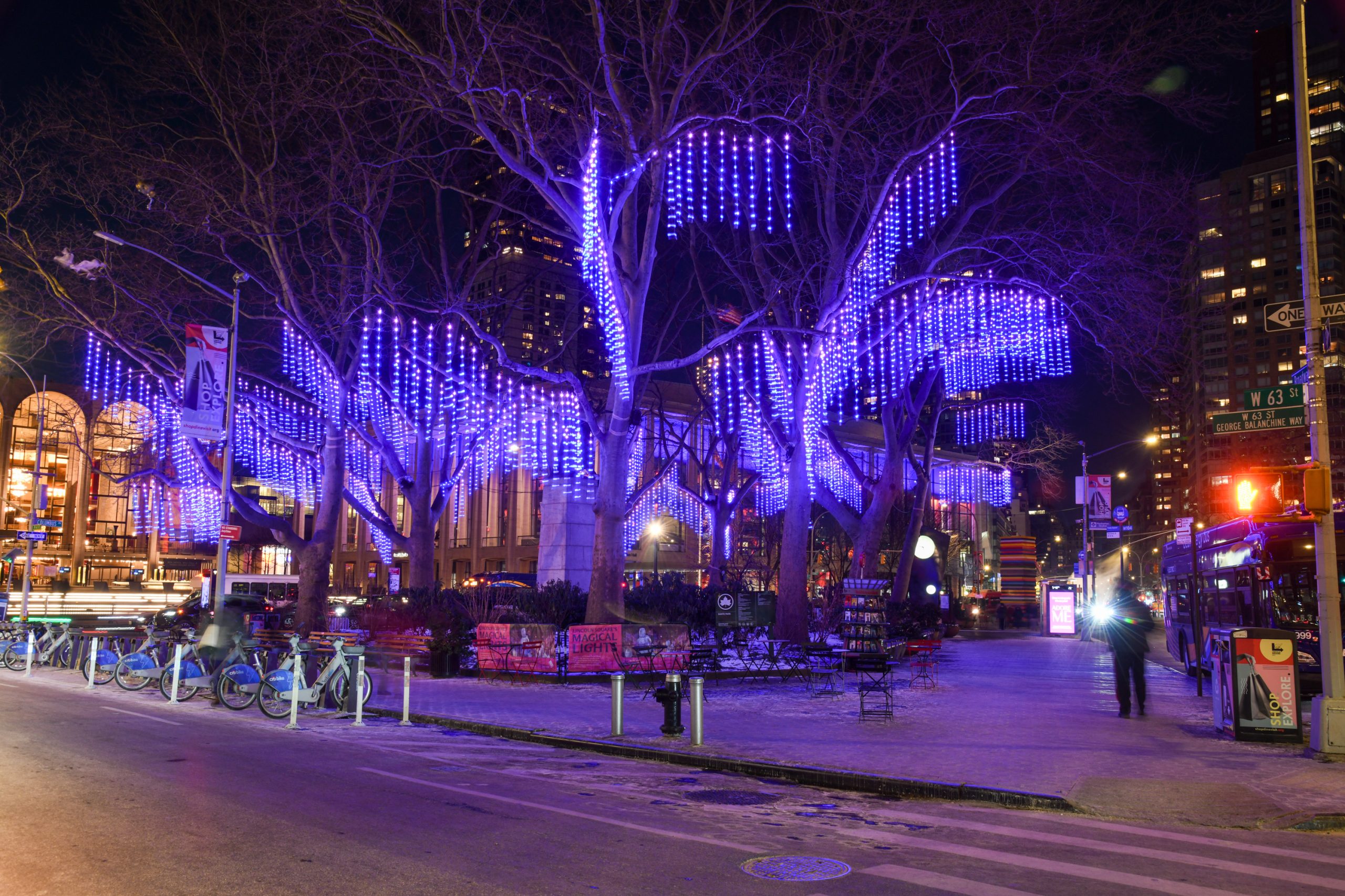 Magical Lights in Dante Park